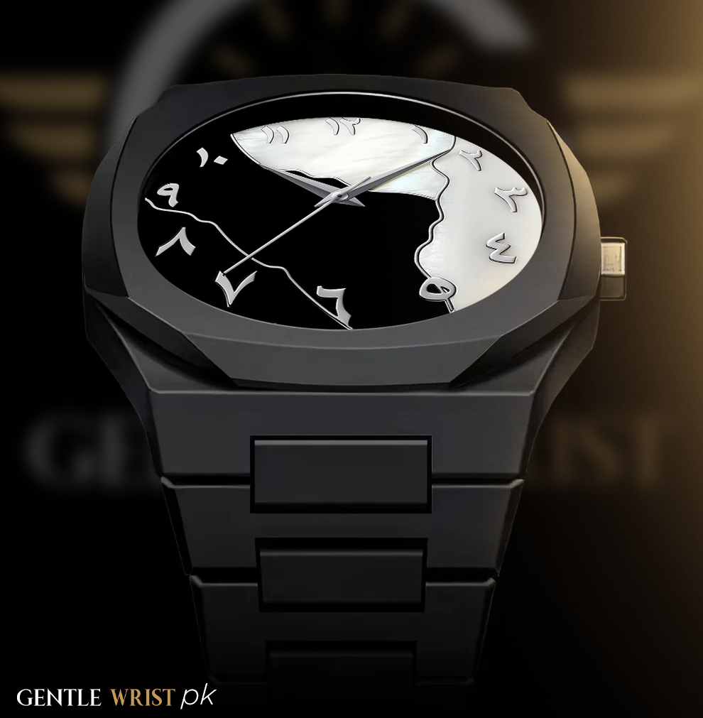 Arabic Aura Black & White Most Demanding Watch