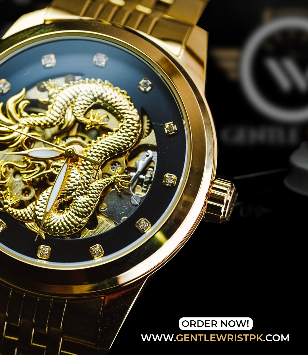 Imperial Dragon Silver Dial Luxury Watch